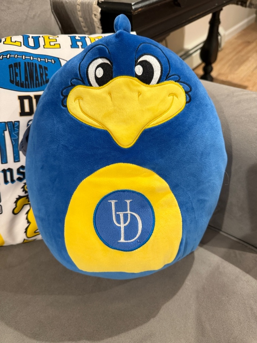 University of Delaware Plush Blue Hen Mascot NWT